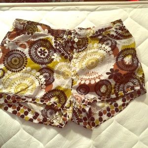 Vera Bradley pajama shorts in coco moss